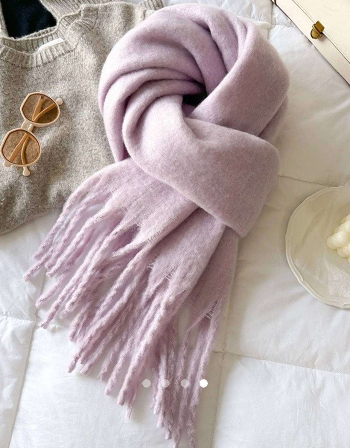Fringe Scarf // Lavender
