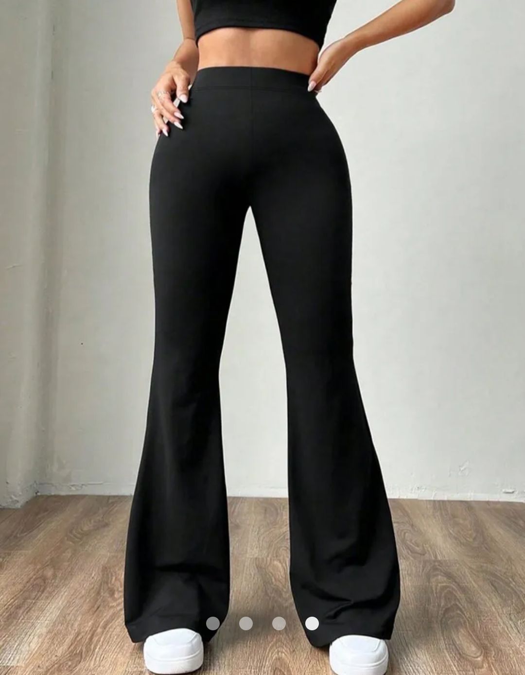Flare Leg Pants // Black