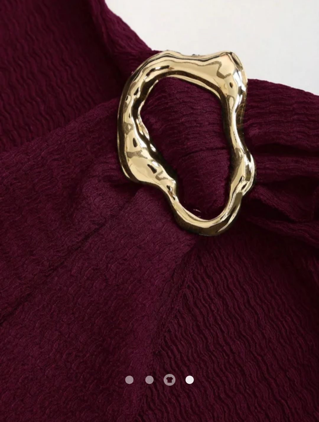 Draped Bodycon Dress 002 // Burgundy