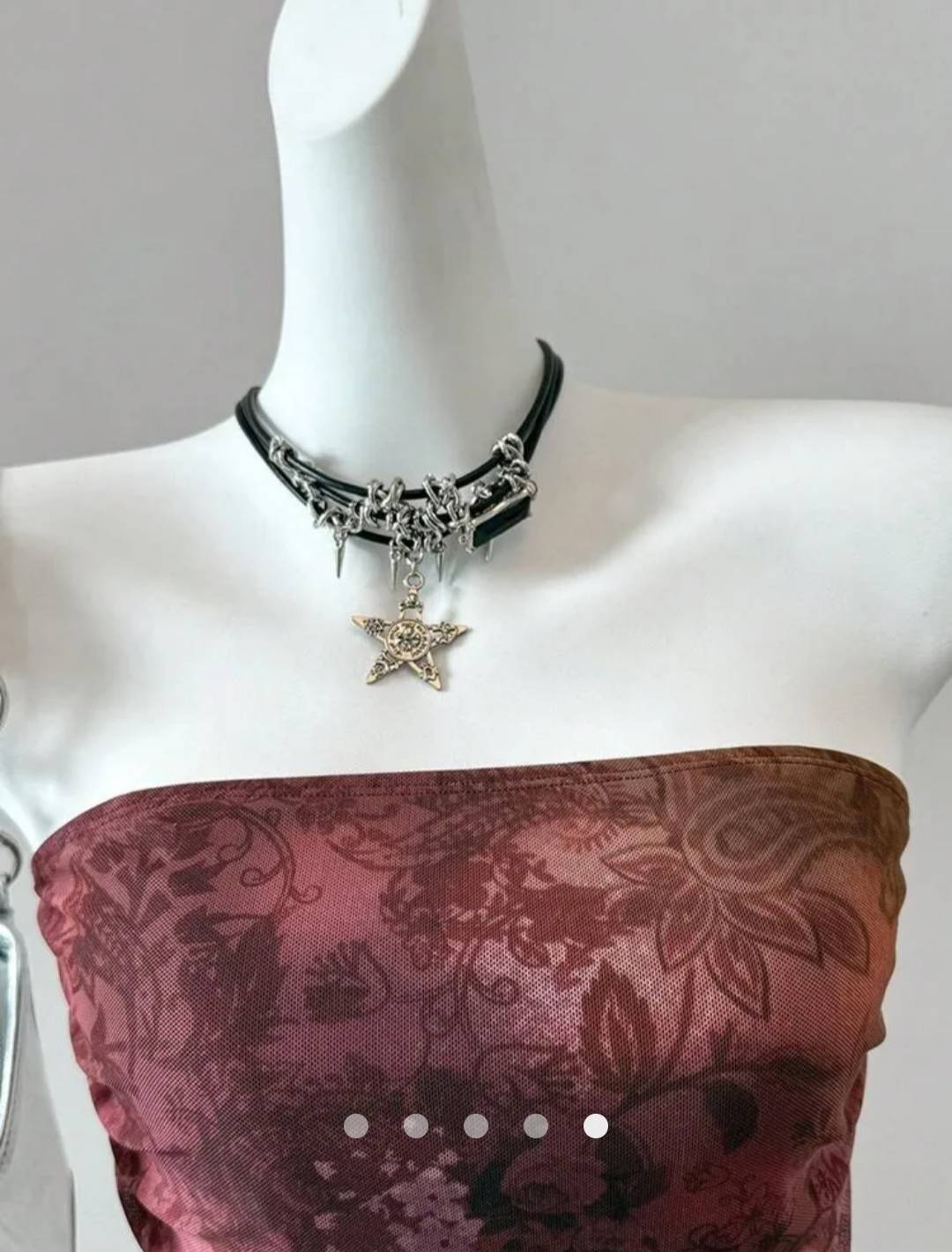 Ruffle Tube Top // Maroon