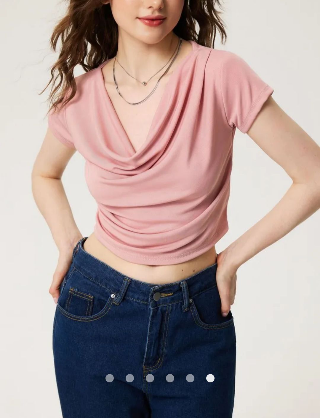Draped Top // Pink