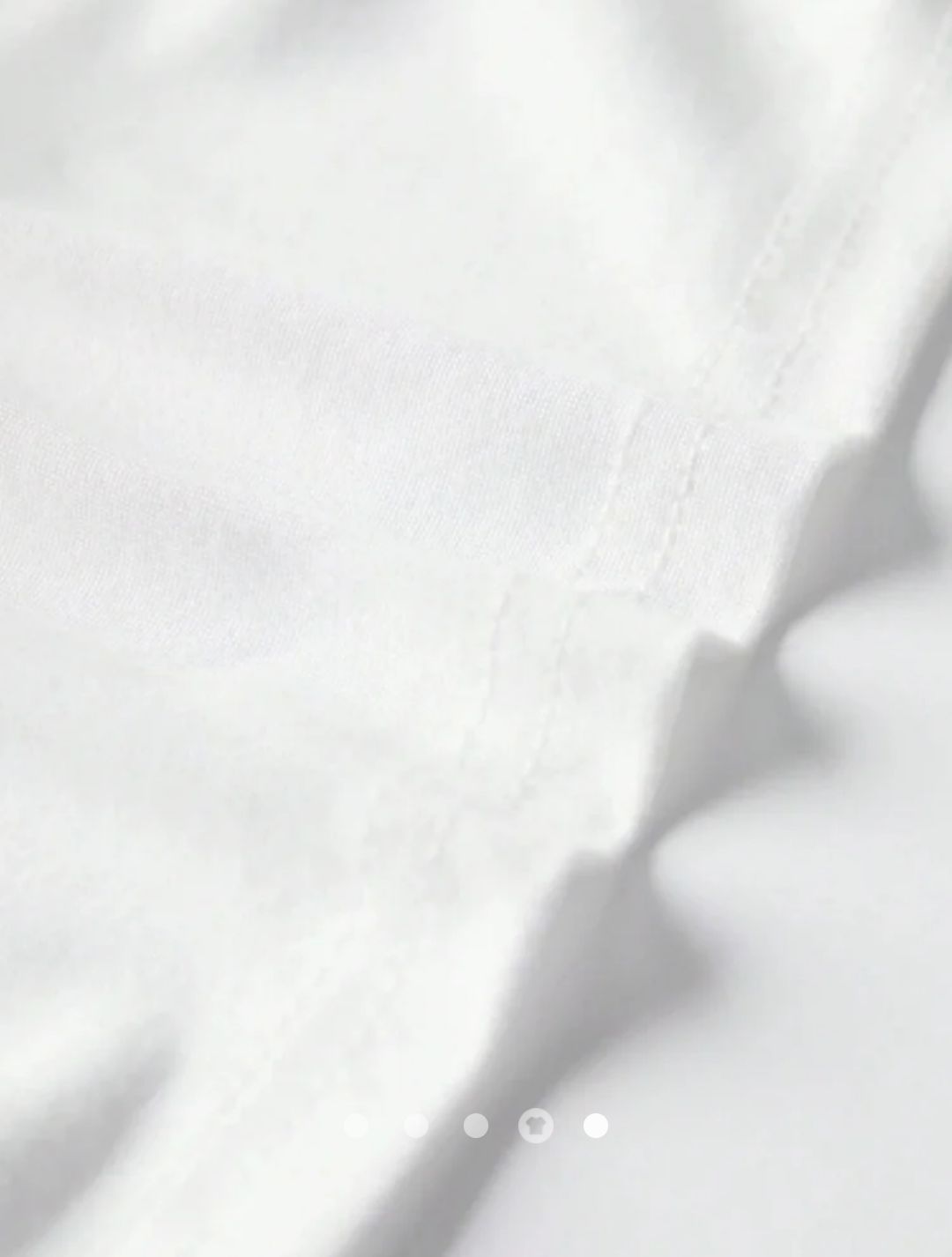 Printed Pullover T-Shirt // White