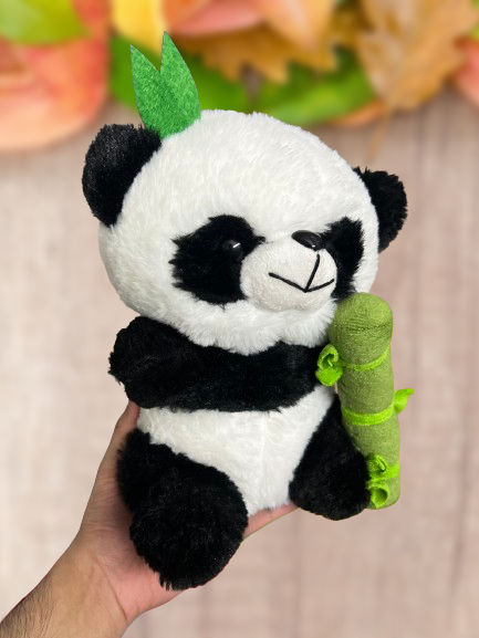 Panda in Bamboo Soft Toy