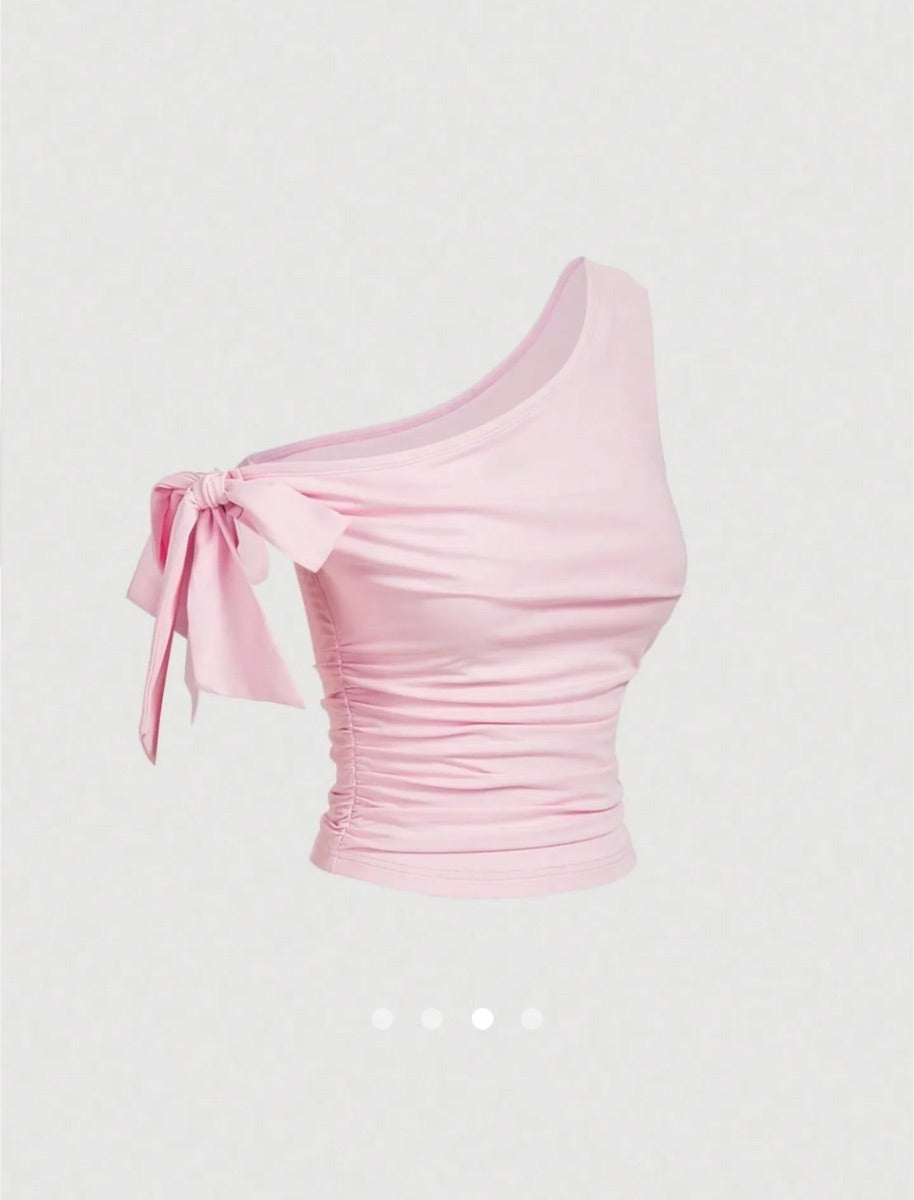 Bow Tank Top 001 // Pink