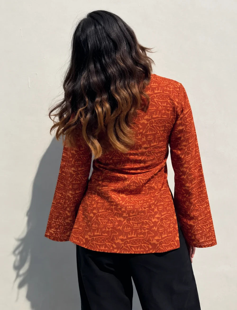 Dhaani // Bell Sleeve Kurti (100% Cotton)