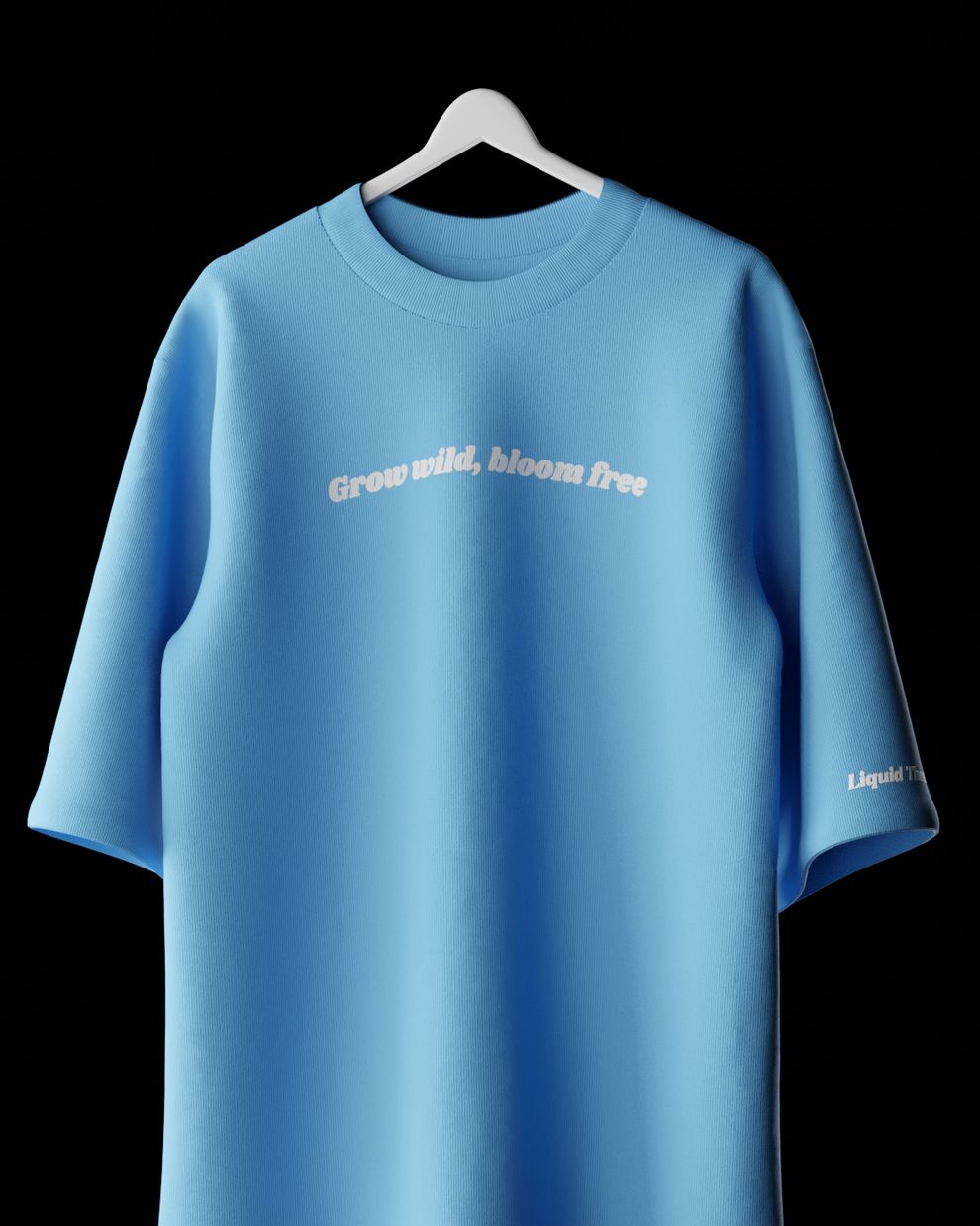 Sakura Oversized T-Shirt // Blue
