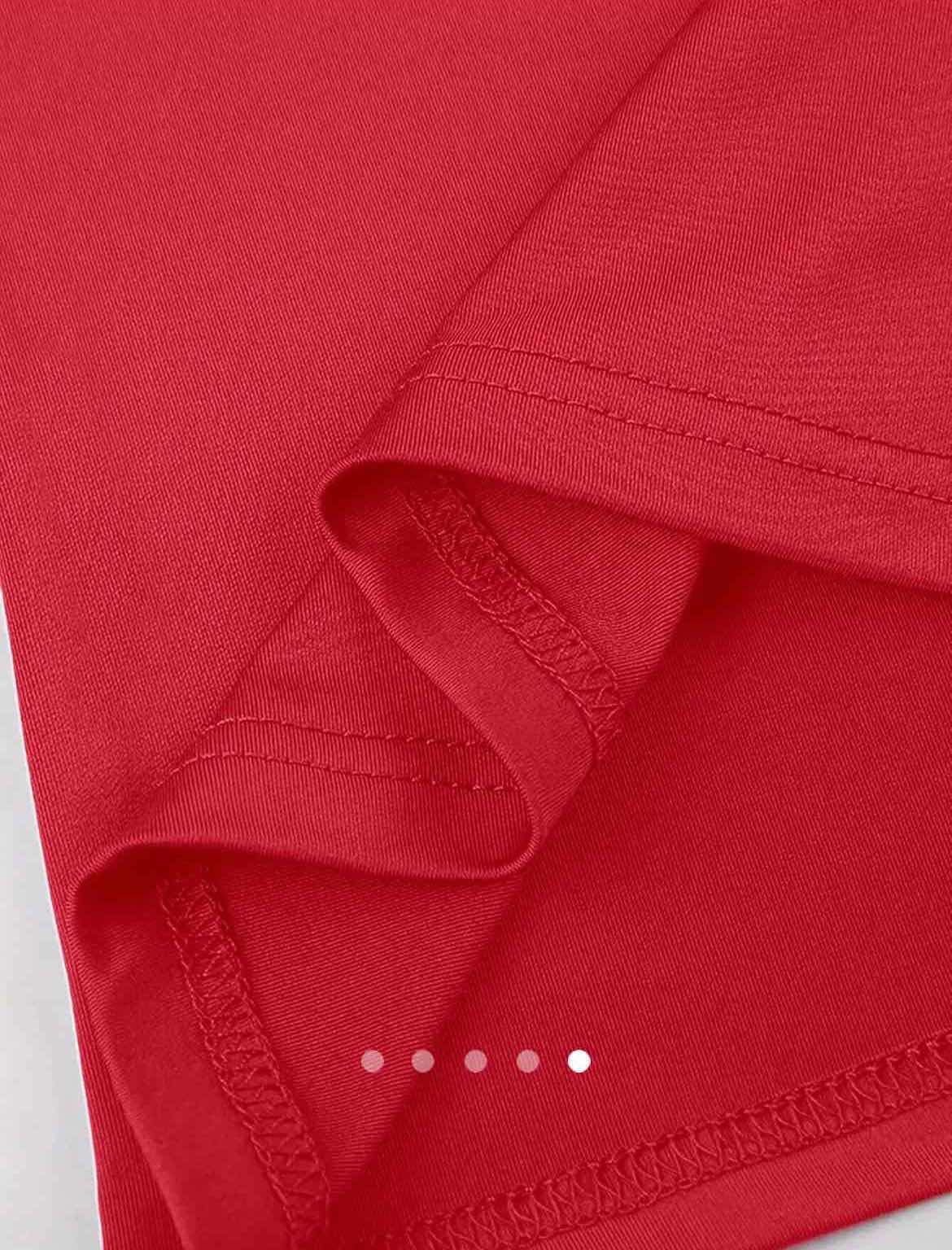 Heart Printed Tee // Red