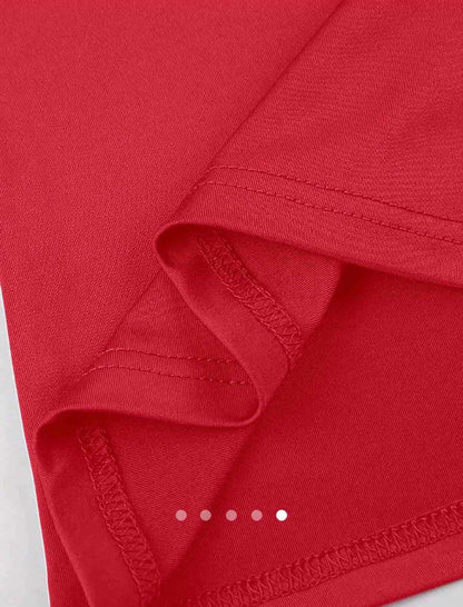 Heart Printed Tee // Red