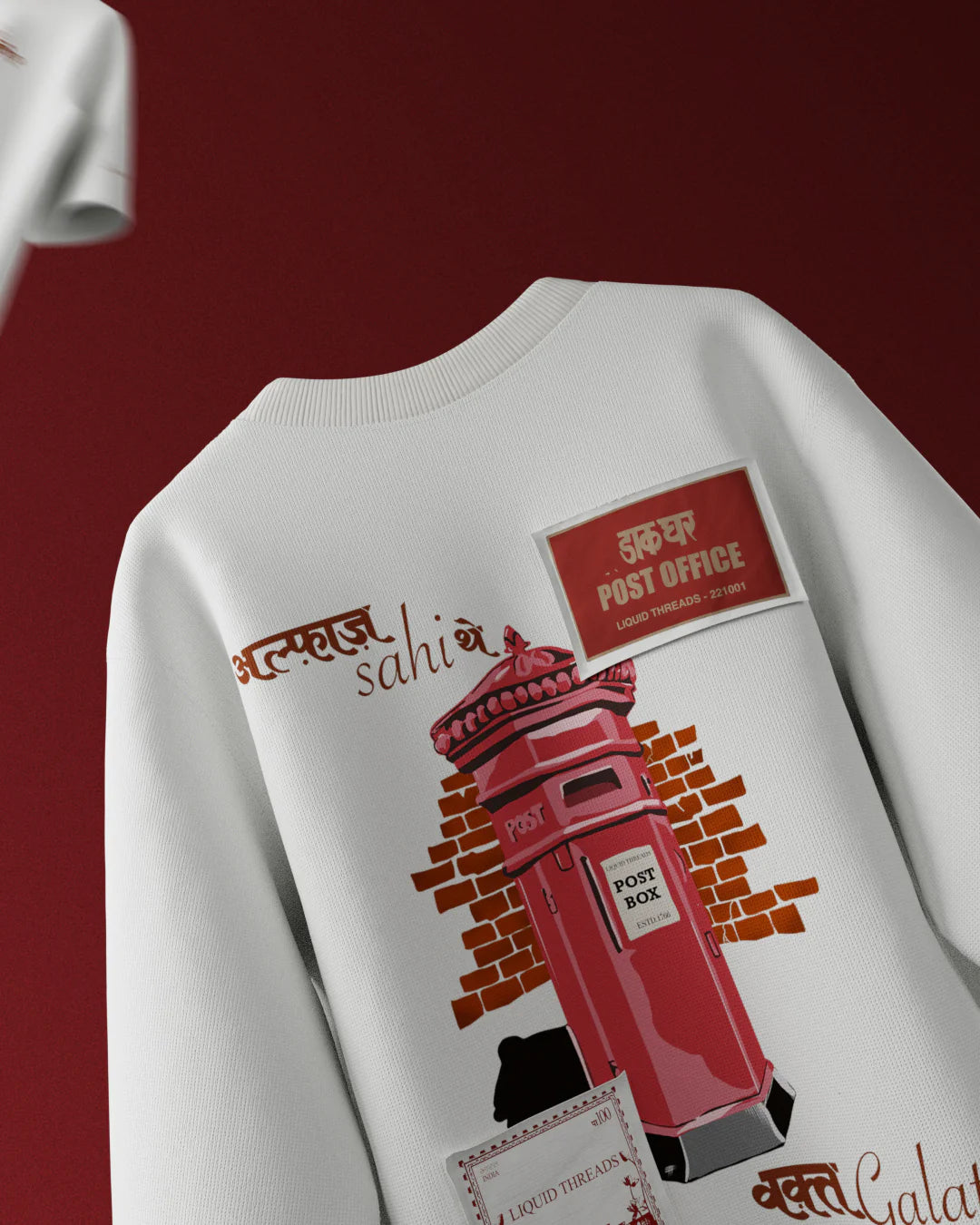 Chitthi Oversized T-Shirt // White