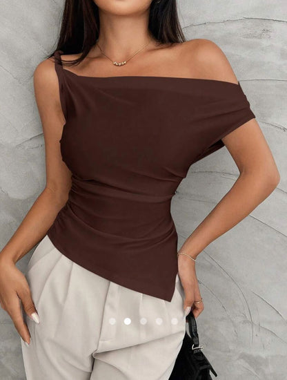 Knotted Top // Brown