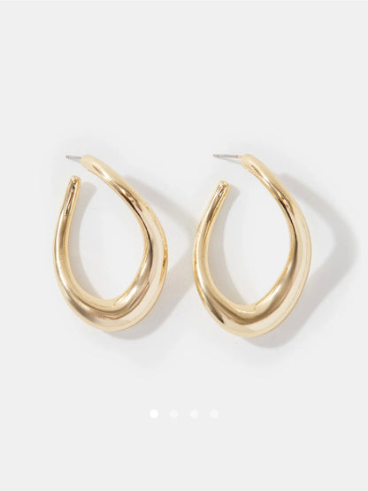 SAVANA Hoop Earrings // Gold