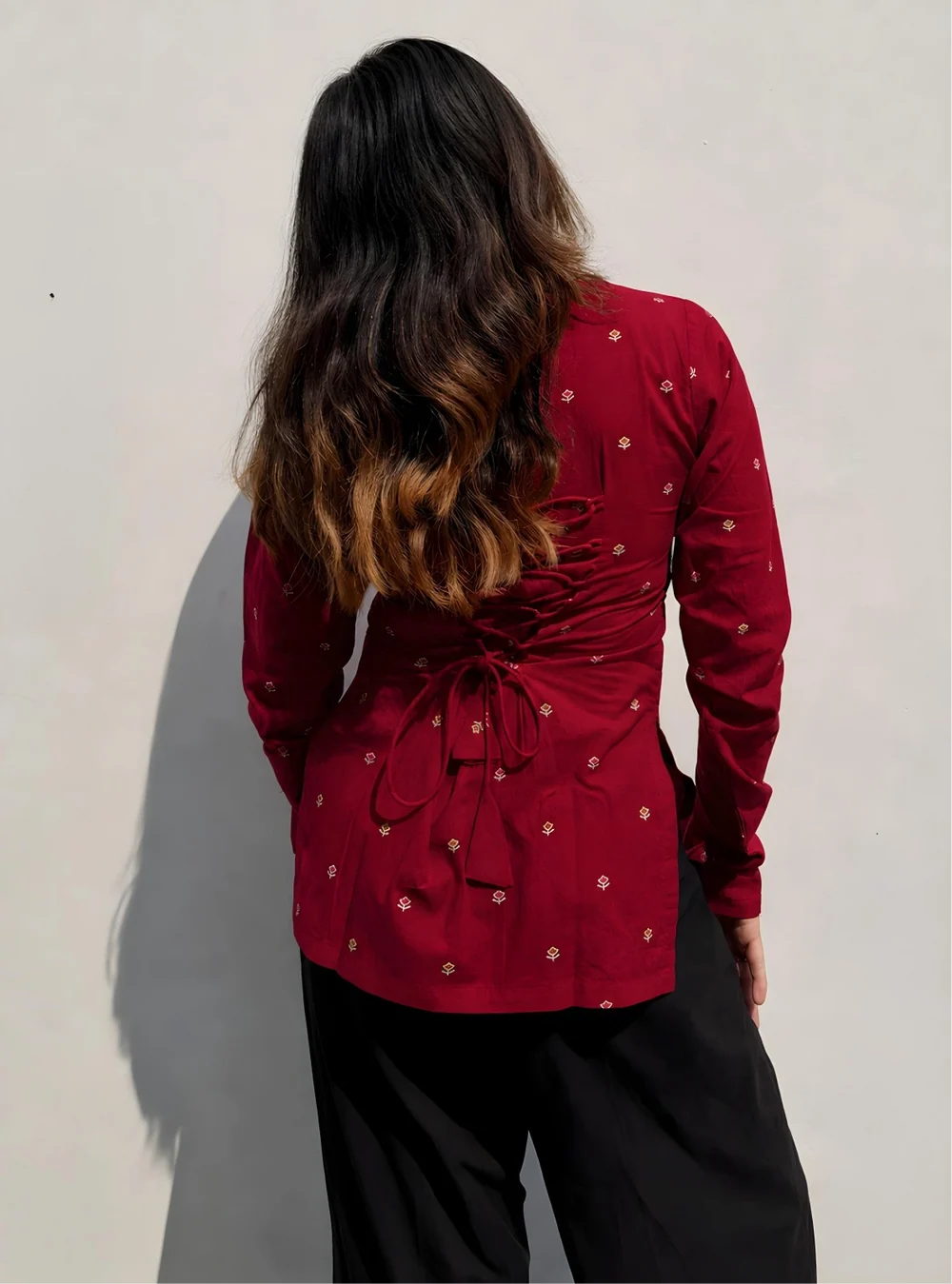 Raashi // Corset Back Kurti (100% Cotton)
