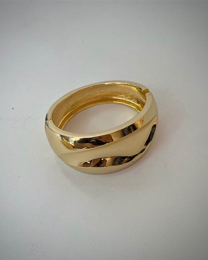 Chunky Bangle (Anti Tarnish) 016 // Gold