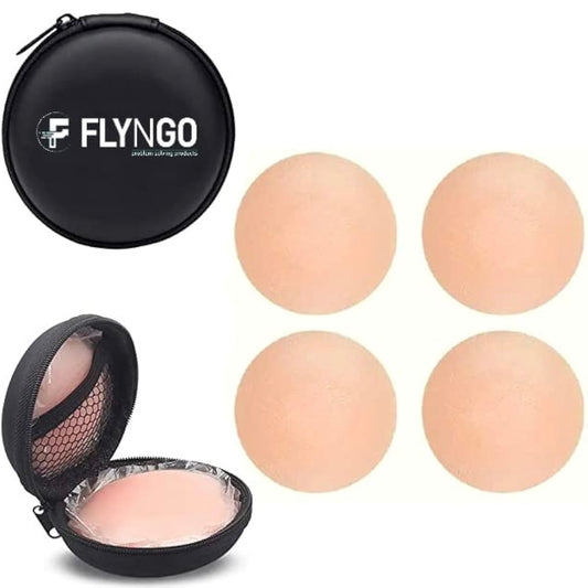 FLYNGO Reusable Nipple Covers (2 Pair) // Nude