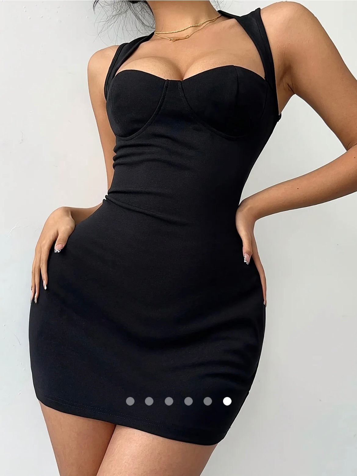 Heart Dress (Super Soft Fabric) // Black