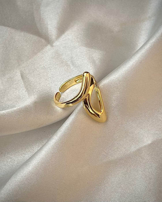 Chunky Ring 009 (Anti-Tarnish) // Gold