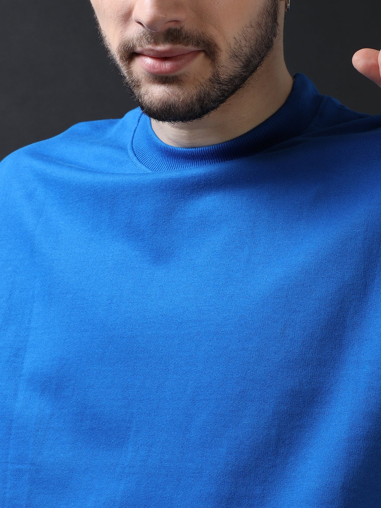 ROYAL BLUE Oversized Tshirt // 100% Cotton - 240 GSM