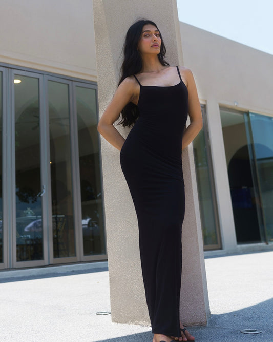SKIMS Dupe Dress // Black