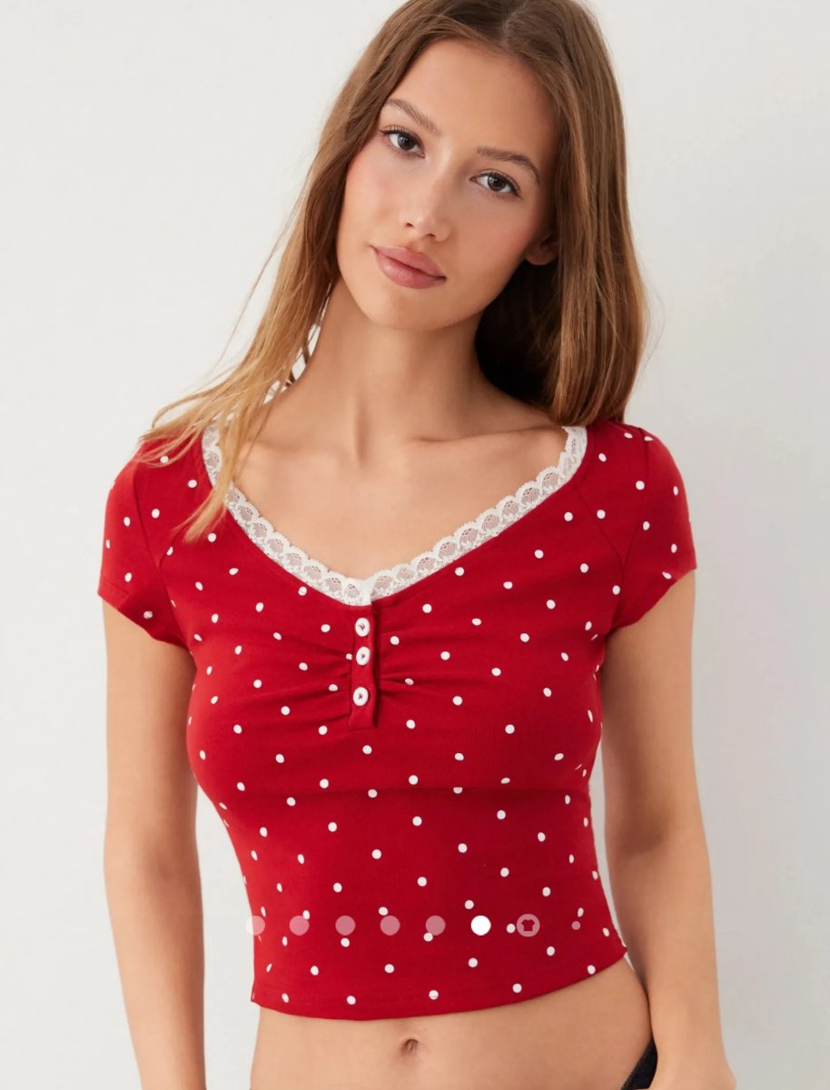 Gathered Top // Red