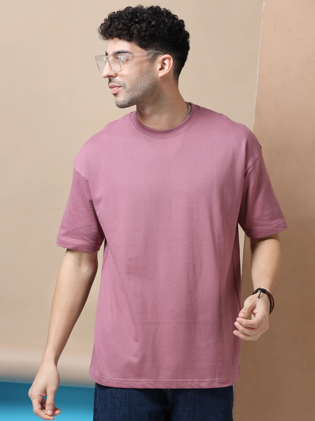 DUSTY PINK Oversized Tshirt // 100% Cotton - 240 GSM