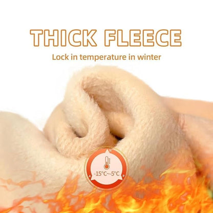 Premium Fleece Leggings (Free Size 26” to 34” Waist) - Fake Translucent