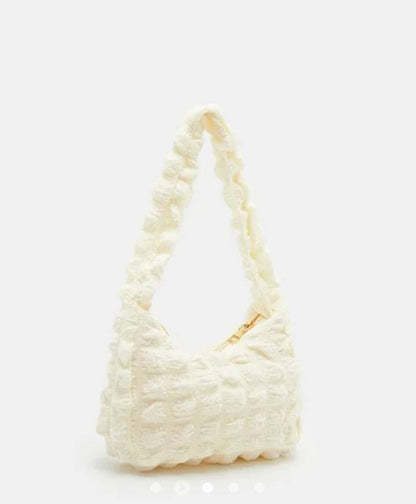 Self Design Shoulder Bag // White