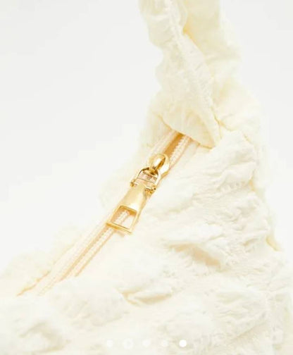 Self Design Shoulder Bag // White