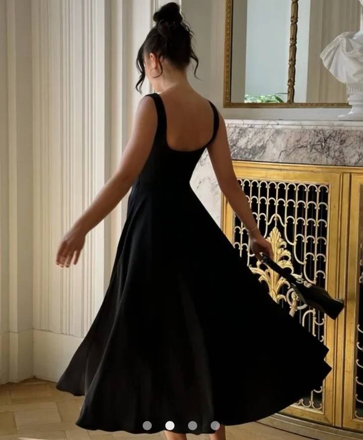 A-Line Dress // Black