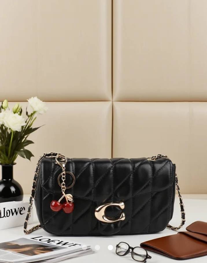 Alphabet Shoulder Bag // Black