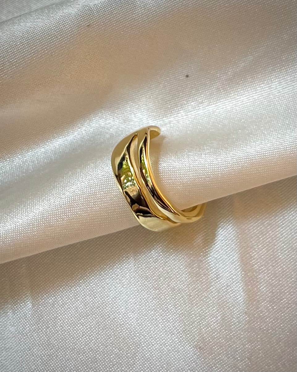 Chunky Ring 006 (Anti-Tarnish) // Gold