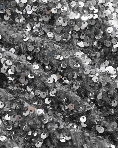 Sequin Skirt // Silver