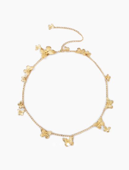 Butterfly Chain Belt // Gold