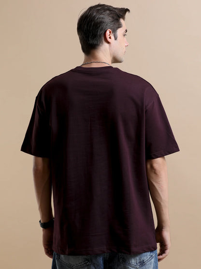 GRAPE WINE Oversized Tshirt // 100% Cotton - 240 GSM