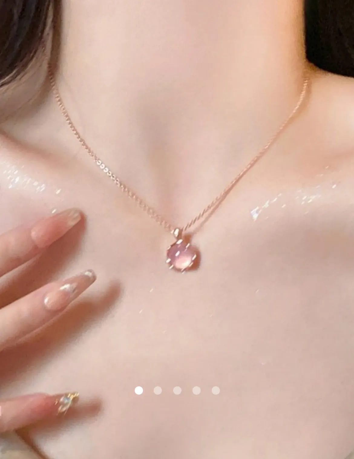 Necklace 023 // Pink