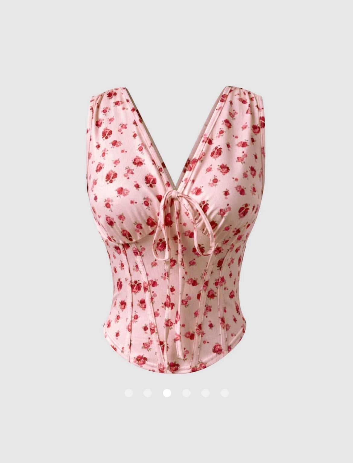 Bow Tank Top // Pink