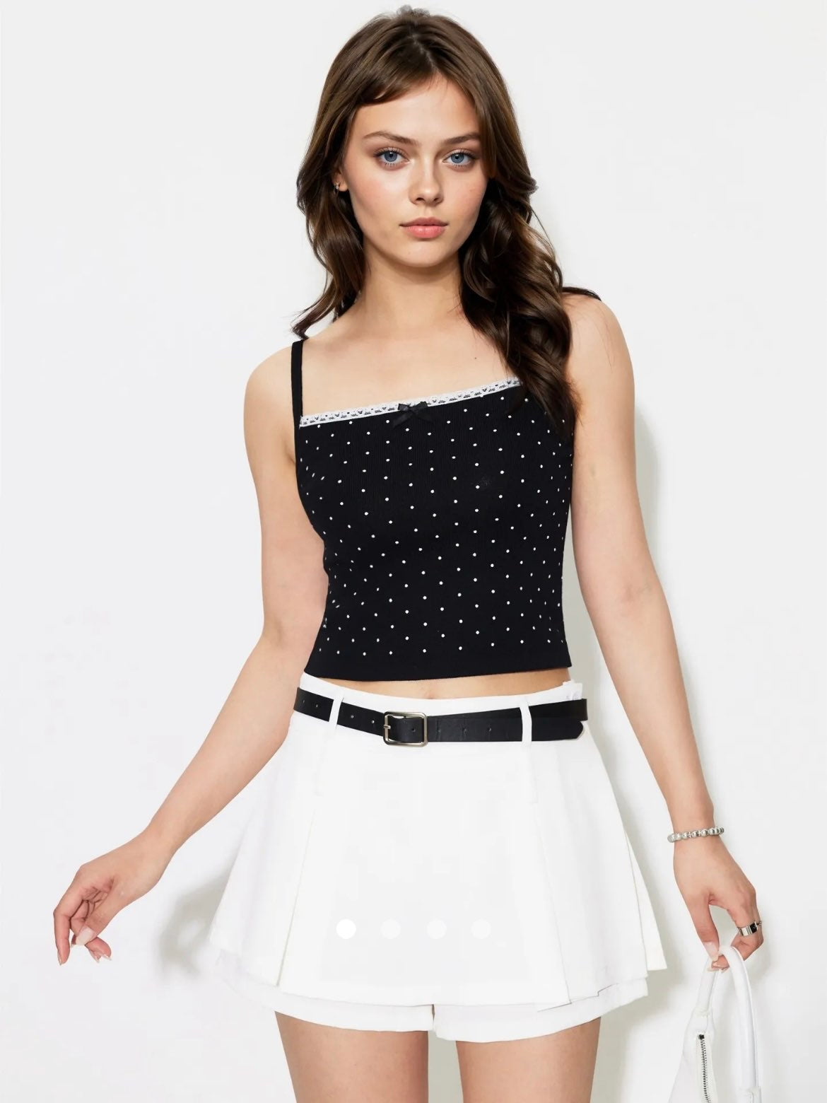 Polka Dots Top 001 // Black