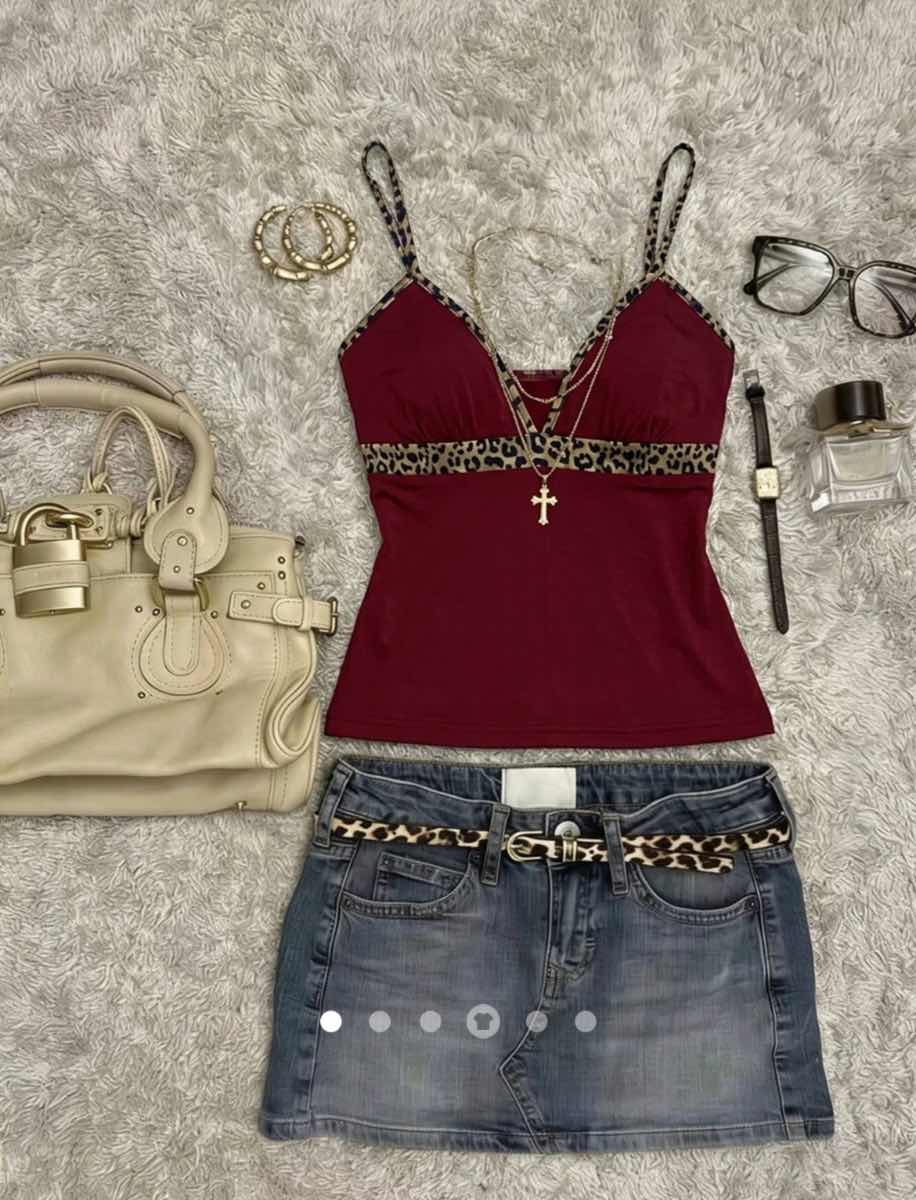 Contrast Cami Top // Burgundy