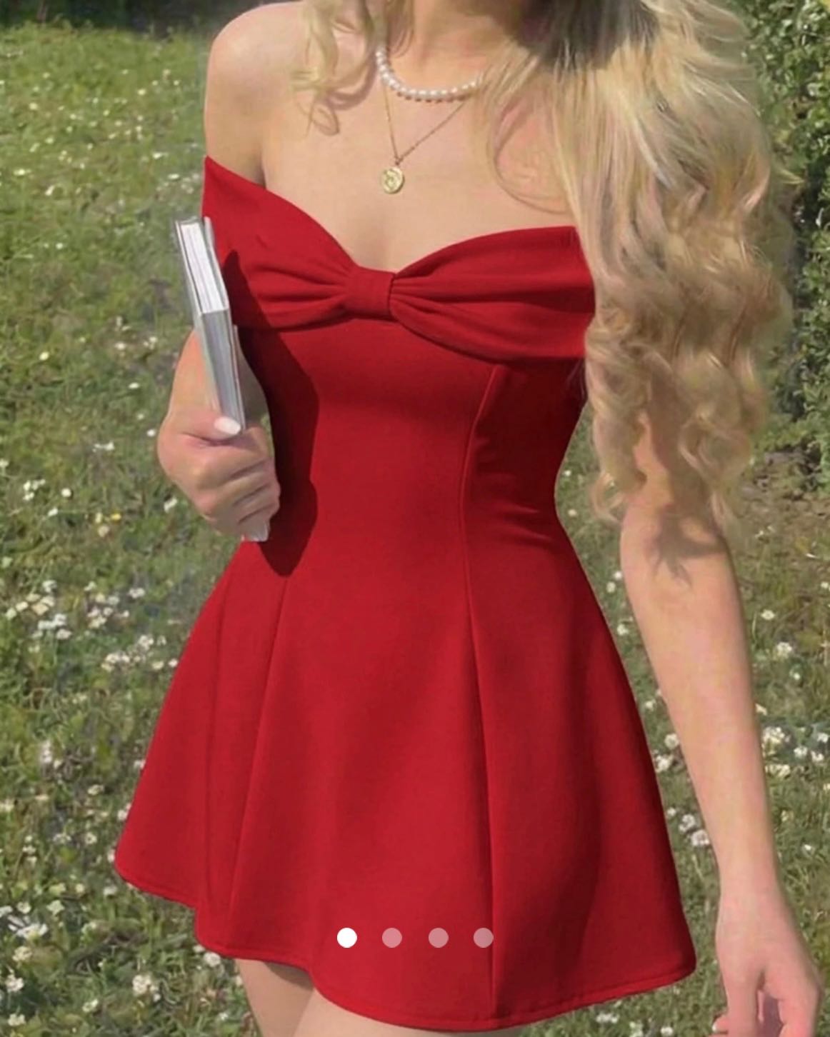 Backless Tube Dress // Red