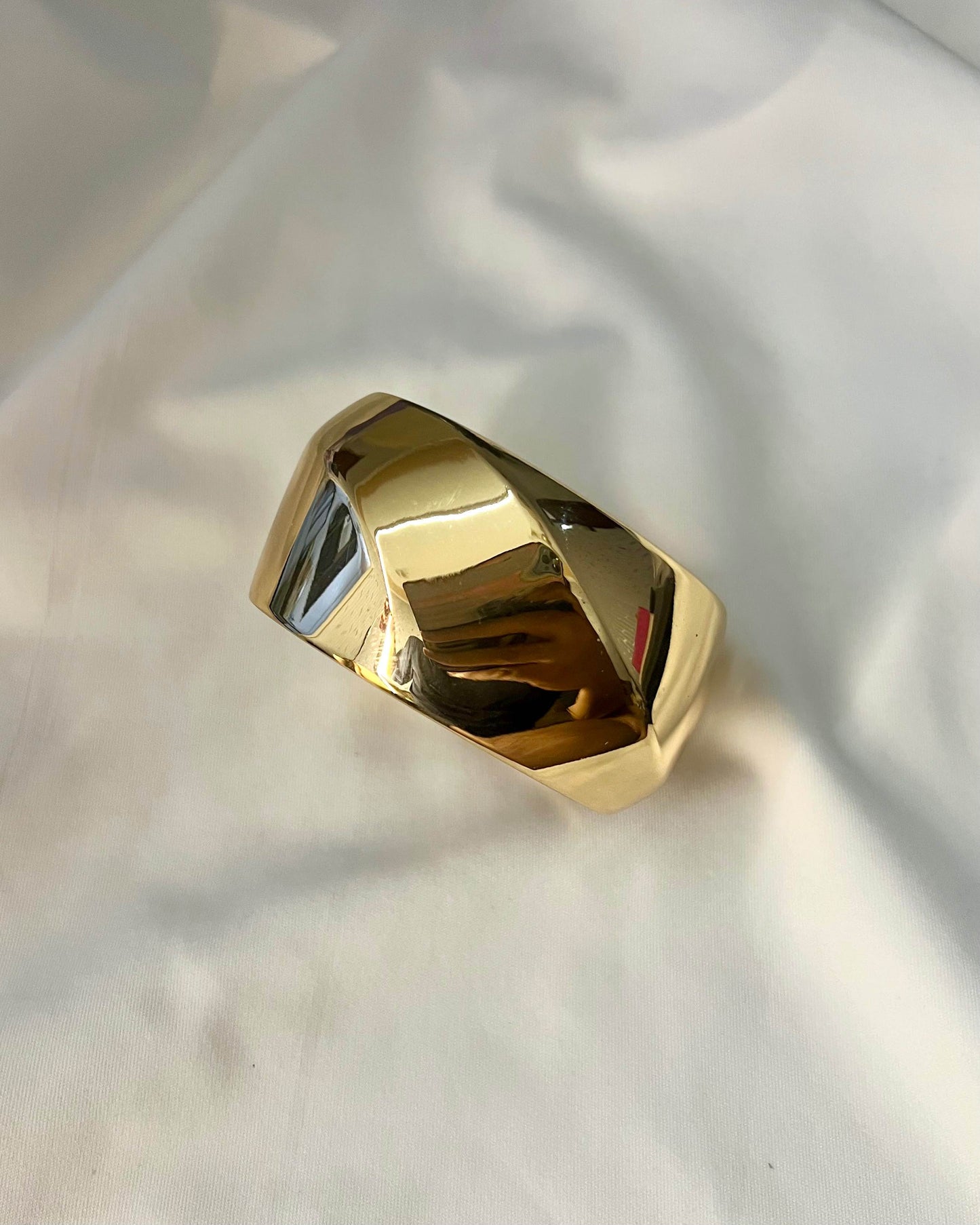 Chunky Bangle (Anti Tarnish) 005 // Gold