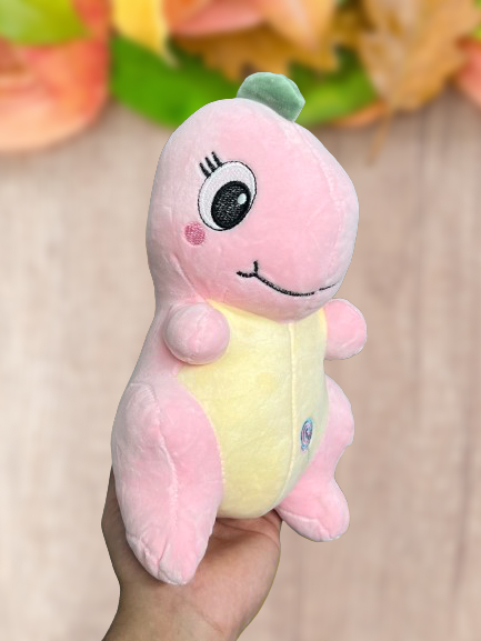 Cute Dino Soft Toy // Baby Pink