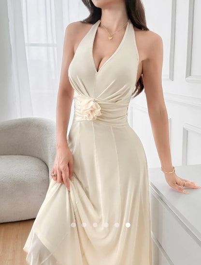 Pinteresty A-Line Dress // Apricot