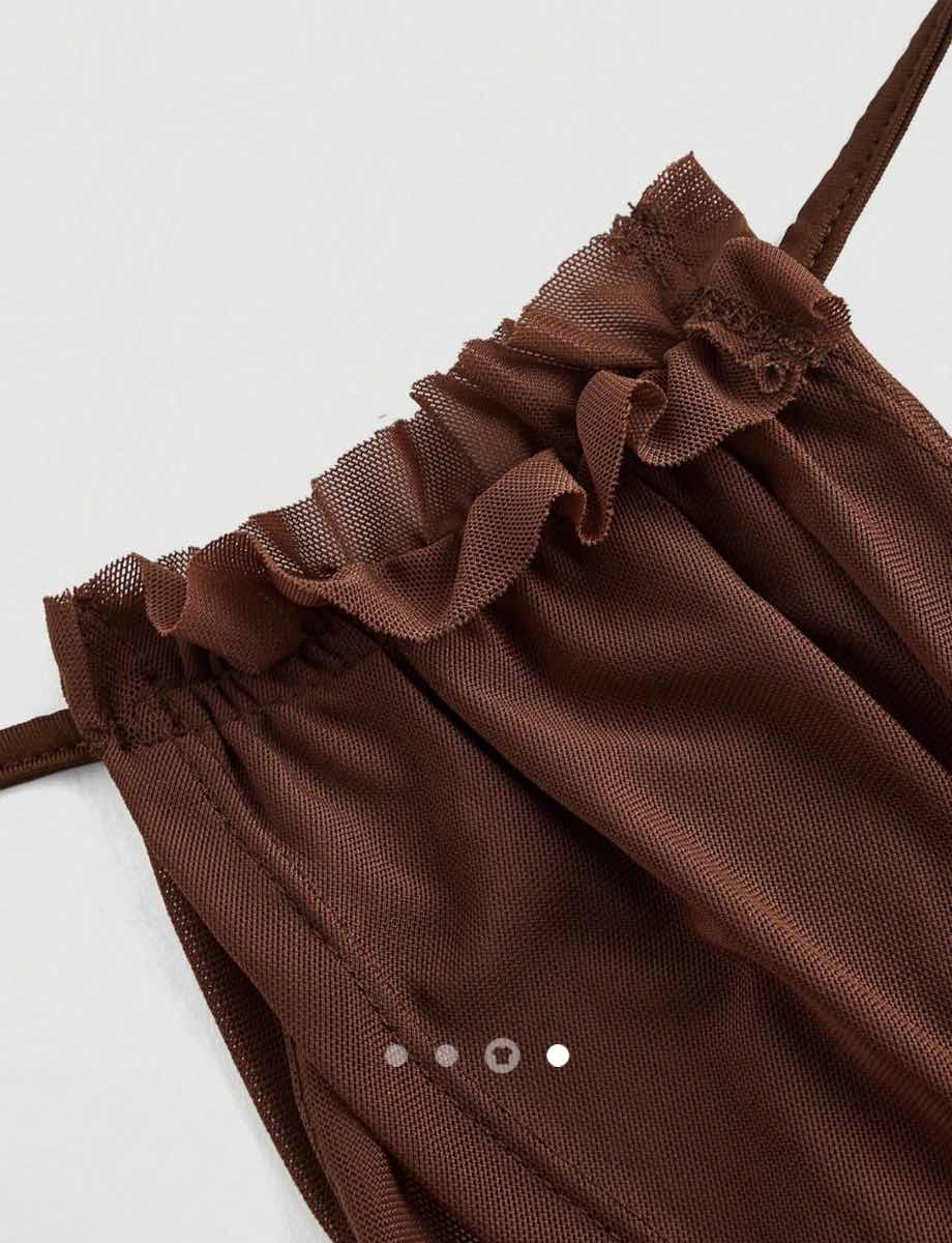 Backless Fishtail Dress // Chocolate