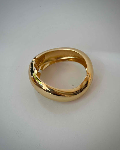 Chunky Bangle (Anti Tarnish) 017 // Gold) 016 // Gold