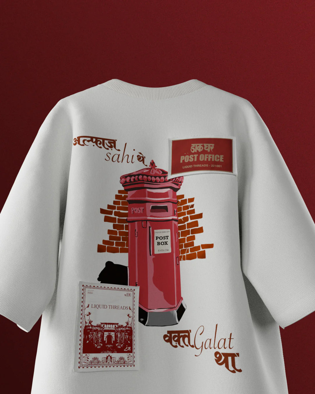 Chitthi Oversized T-Shirt // White