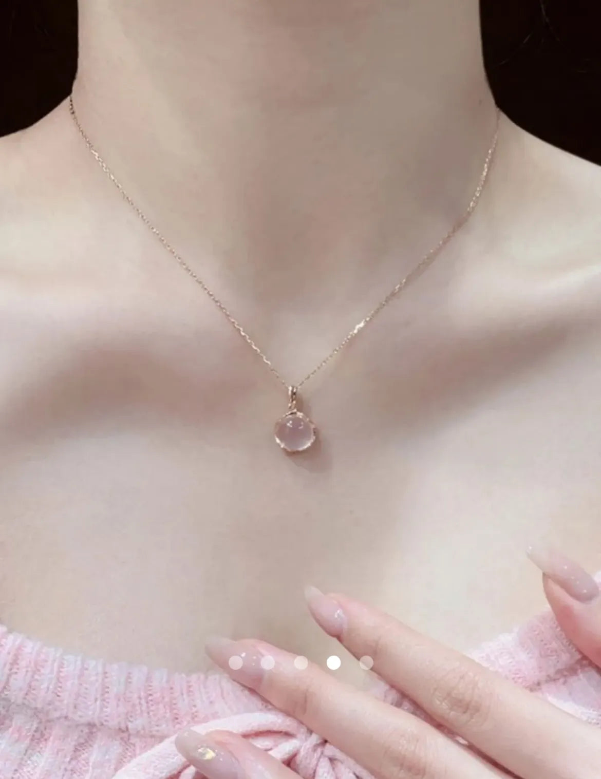 Necklace 023 // Pink