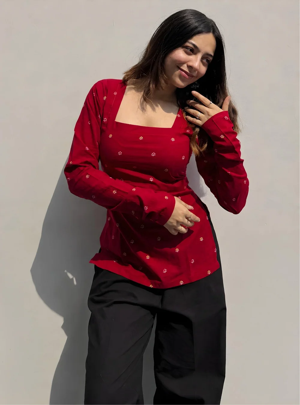 Raashi // Corset Back Kurti (100% Cotton)