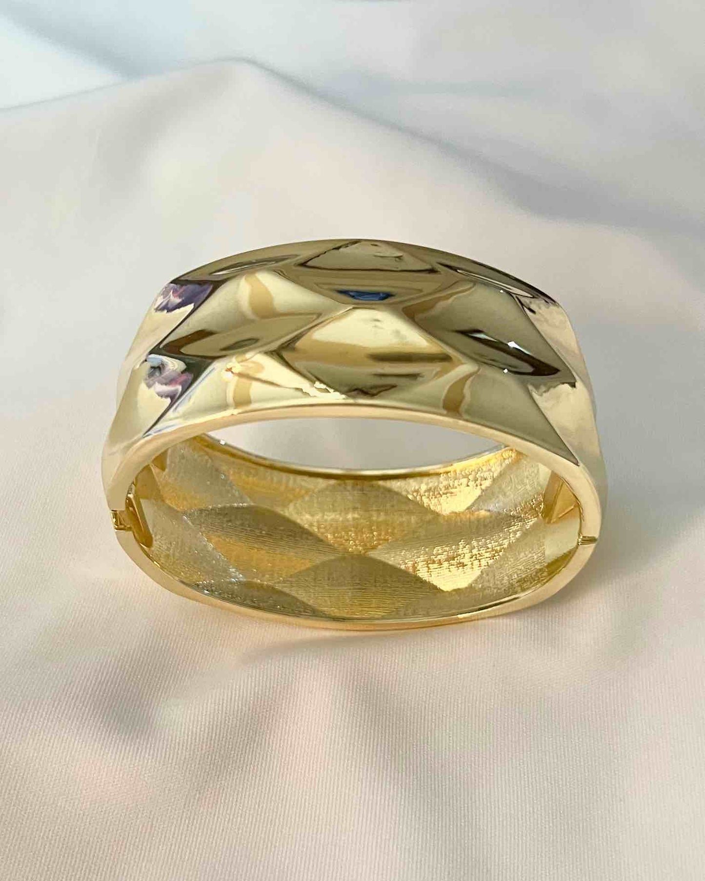 Chunky Bangle (Anti Tarnish) 007 // Gold