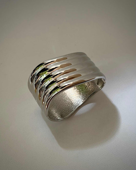 Chunky Bangle (Anti Tarnish) 013 // Gold