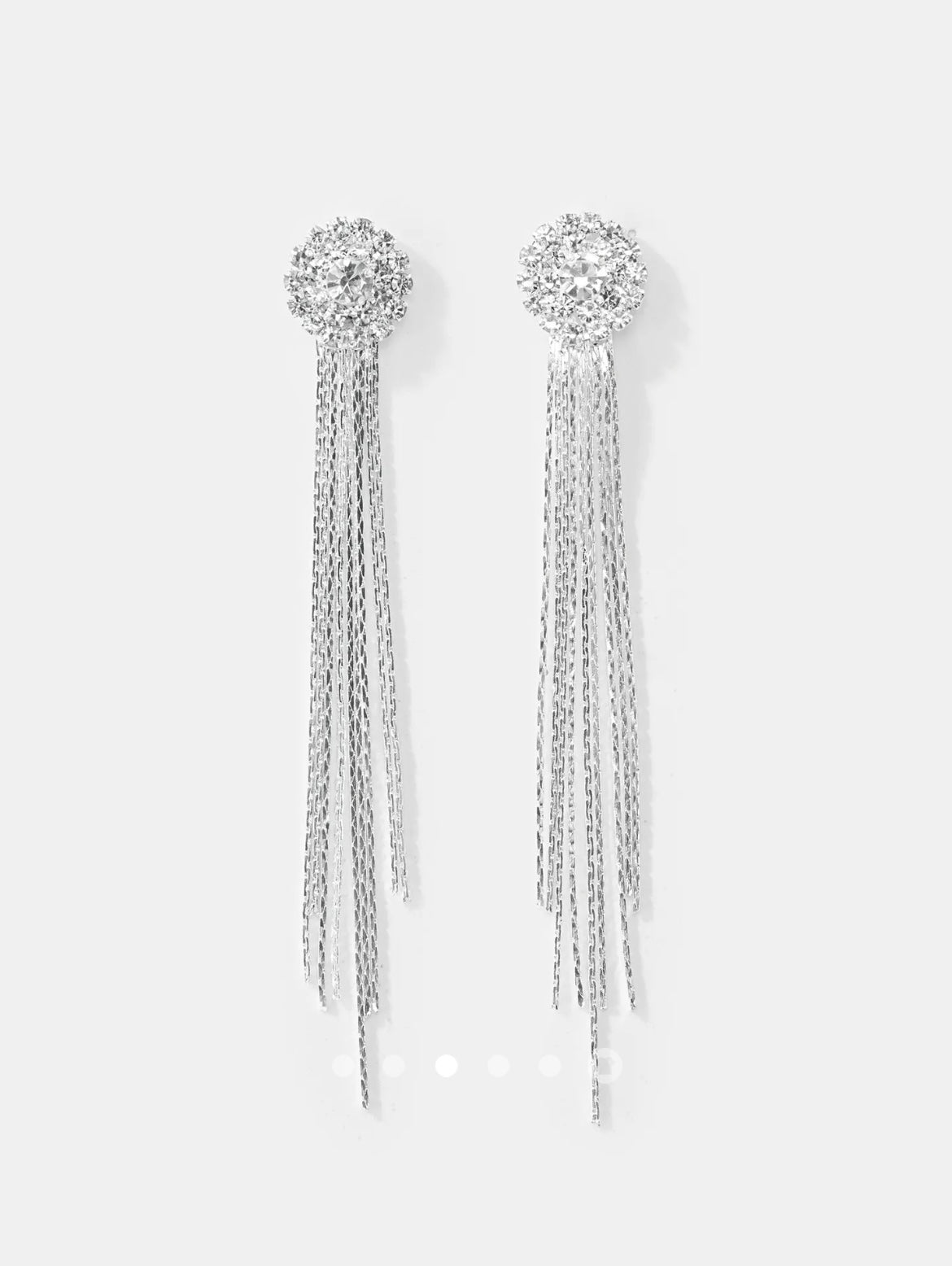 SAVANA Dangle Earrings // Silver