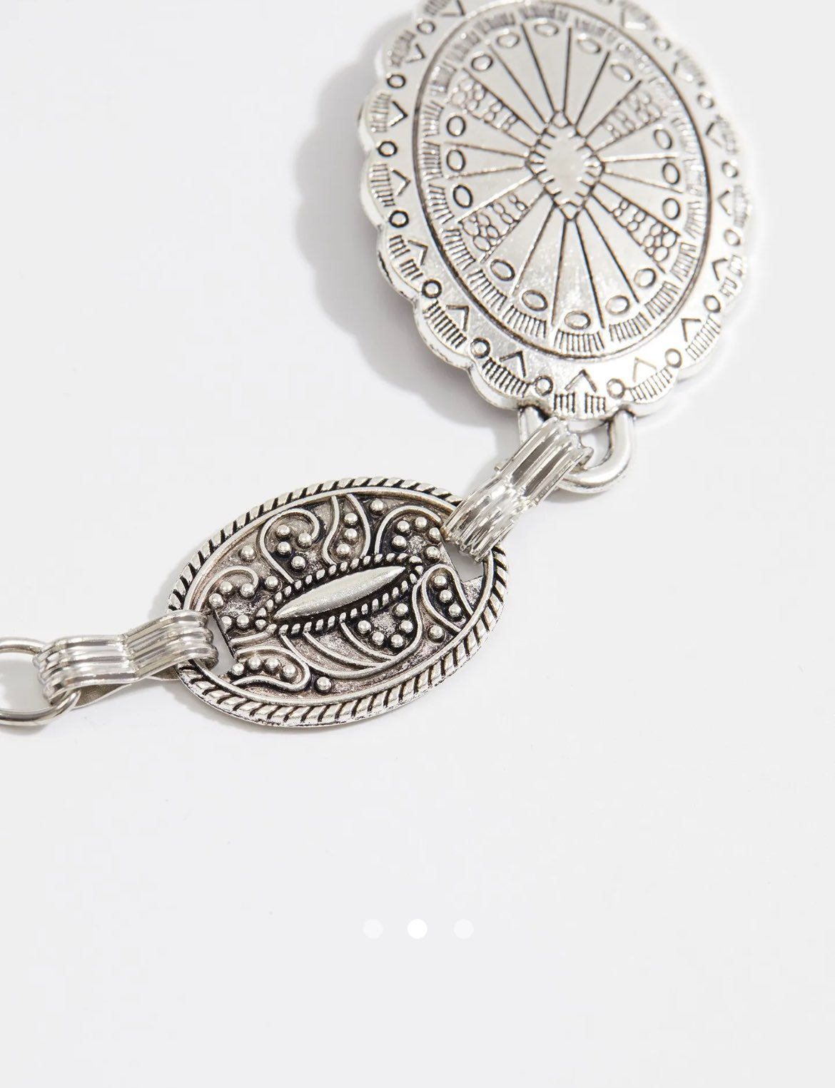 Pinteresty Chain Belt // Silver